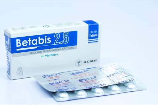 Betabis2.5 mg Tablet per Strip
